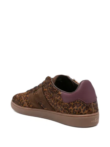 Leopárdmintás sneaker Hogan nyomtatás barna