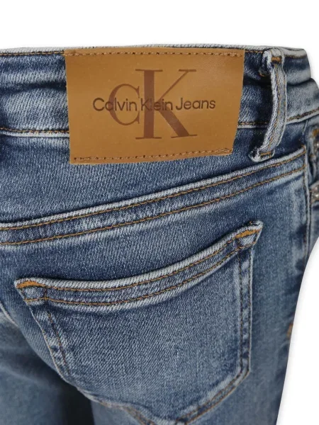 Jeansy dziecięce Calvin Klein niebieskie