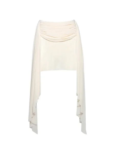 Mała mały spódnica mini David Koma z falbankami