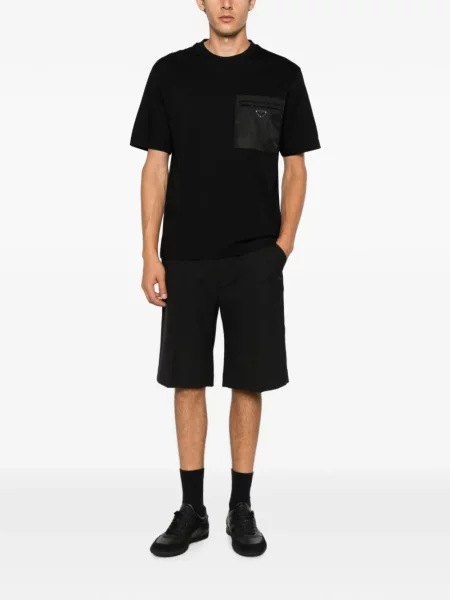 Tricou Prada cu autograf negru