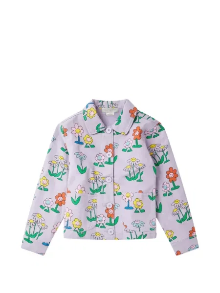 Kurtka dziecięca Stella Mccartney fioletowa