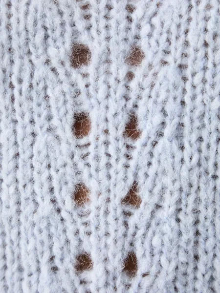Twinset pulóver női gyapjúval kék