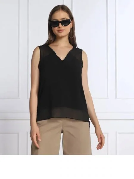 DKNY Blúz fekete