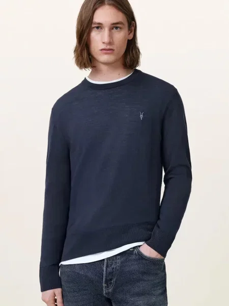 AllSaints pulover pentru bărbați din lână merino