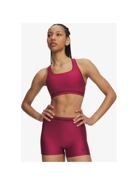 Biustonosz Under Armour Crossback Mid burdeos M czerwony