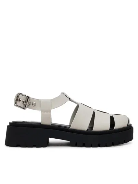 Sandale Steve Madden alb