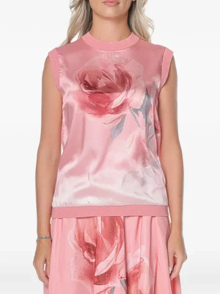 Top Ted Baker cu model floral cu imagine roz