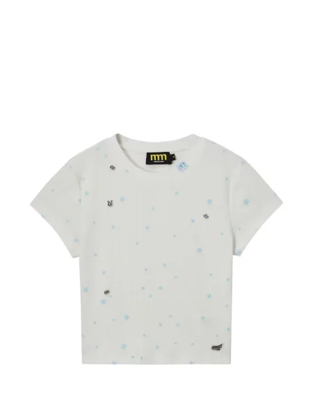 Tricou Mini Cream cu imagine alb