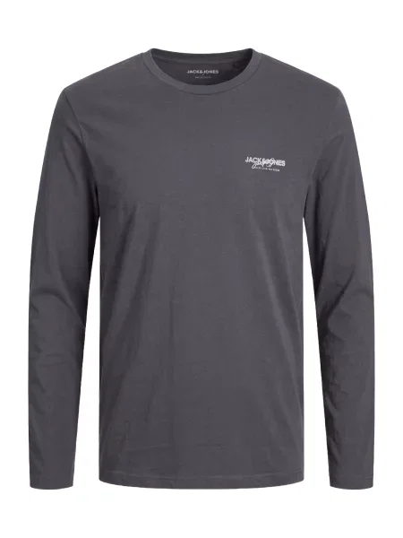 JACK & JONES Tričko JJALVIS svetlosivá / tmavosivá