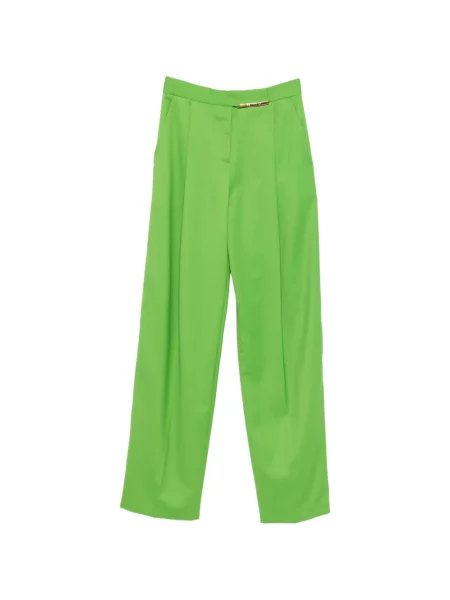 Pantaloni Elisabetta Franchi plisate verde