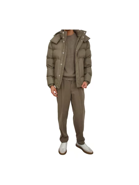 Boss Kurtki Mężczyzna Beżowy S H-Corbinian 5 Jacket zielona