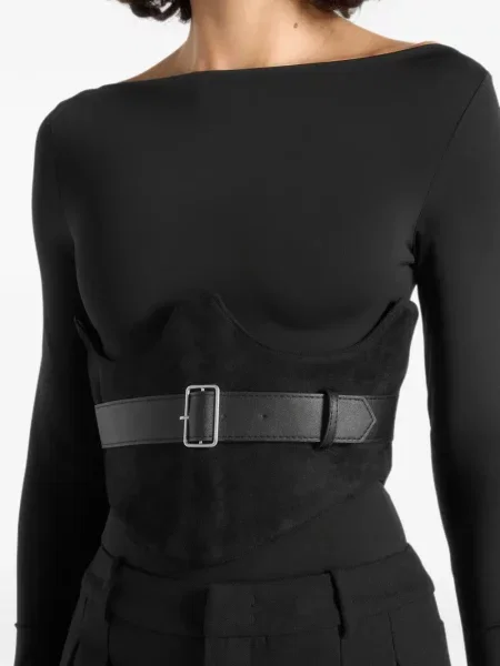 Cu centură curea Manière De Voir negru