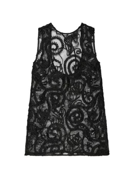 Rochie Ganni cu broderie negru