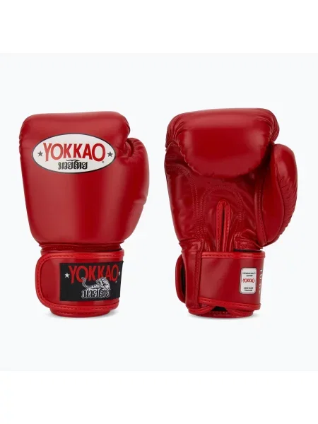 Boxerské rukavice YOKKAO Matrix red červené