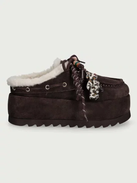 Cizme de zăpadă Steve Madden Cuddly închis maro