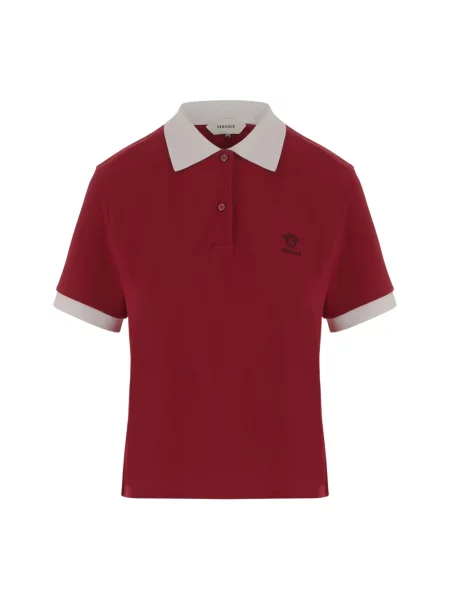 Koszulka polo Versace czerwona