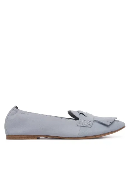 Лоуфъри с дебела подметка Tamaris светлосин