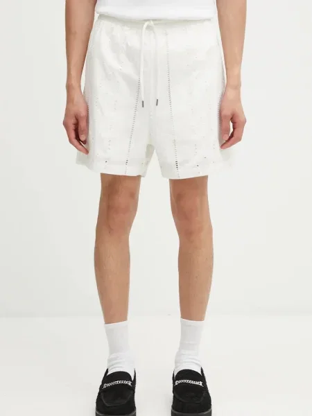 A Bathing Ape pantaloni scurți din Embroidery alb