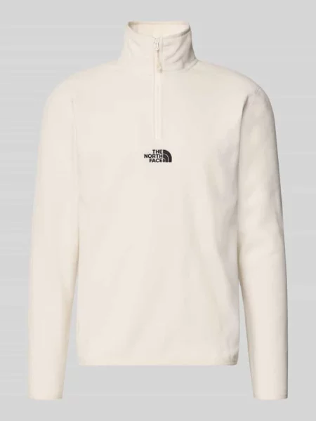 Bluza The North Face polarowa z logo biała
