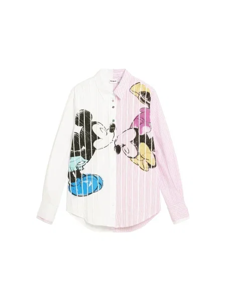 Desigual Bluză Mickey and Minnie Mouse mai multe culori / roz alb