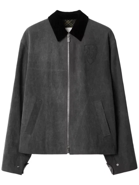 Geacă Burberry din canvas negru