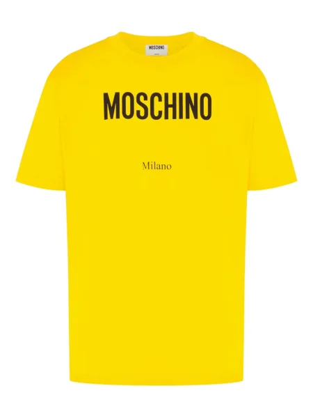 Tricou Moschino cu imagine galben