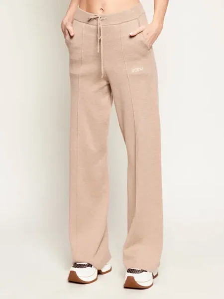 GUESS ACTIVE Pantaloni de tricot URSULA | Relaxed fit bej