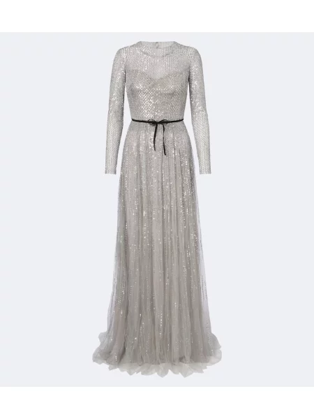 Rochie Monique Lhuillier cu funde din tul