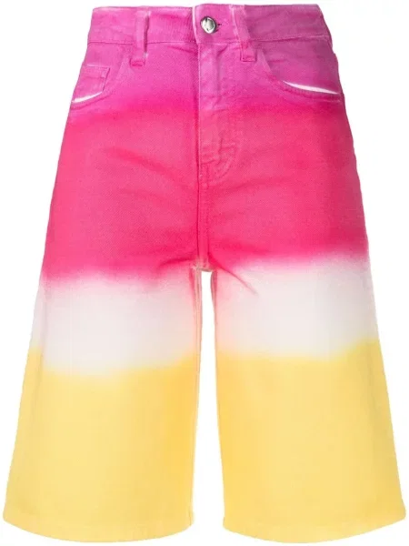 Pantaloni scurți Ireneisgood cu gradient roz