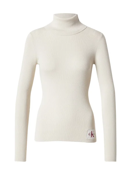 Calvin Klein Jeans Pulover alb