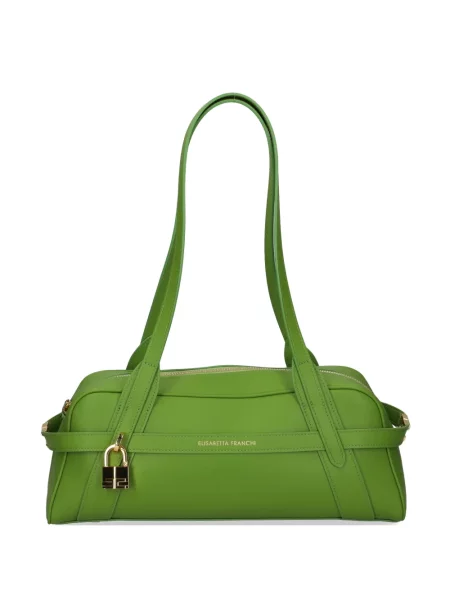 Geantă Elisabetta Franchi din piele verde
