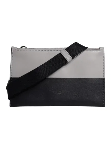 Torebka crossbody Dolce And Gabbana skórzana czarna