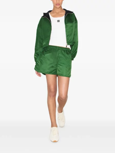 Decupat reversibil geacă Tory Burch verde