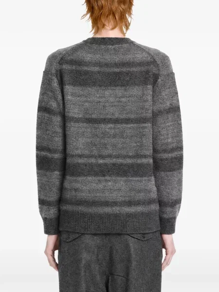 Pulover Comme Des Garçons Homme de lână cu dungi gri
