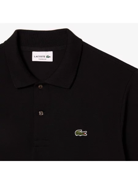 Поло Lacoste черное