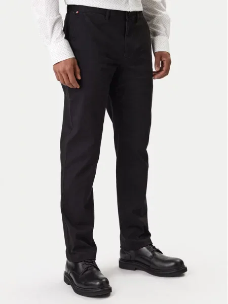 Chino kalhoty Tommy Hilfiger černé