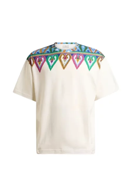 Tricou Etro cu imagine cu model paisley