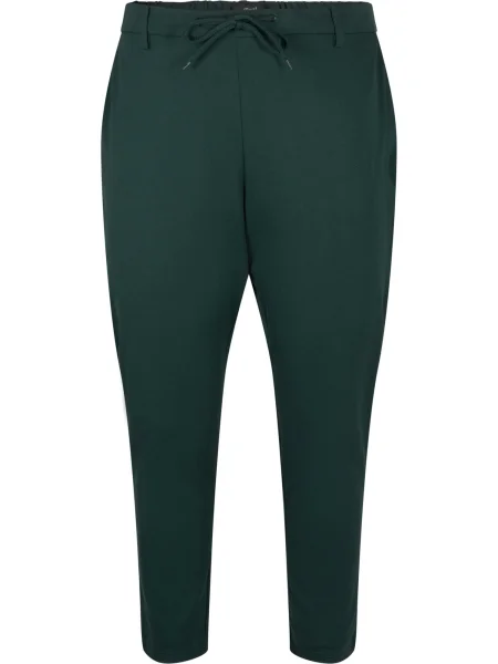 Zizzi Pantaloni închis verde