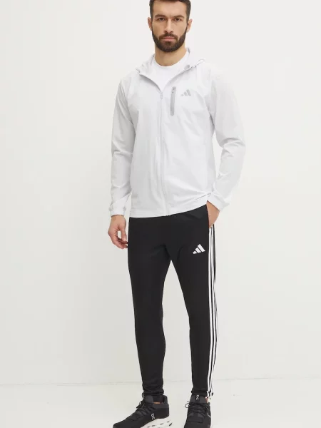 Спортивные штаны Adidas Performance с аппликацией черные