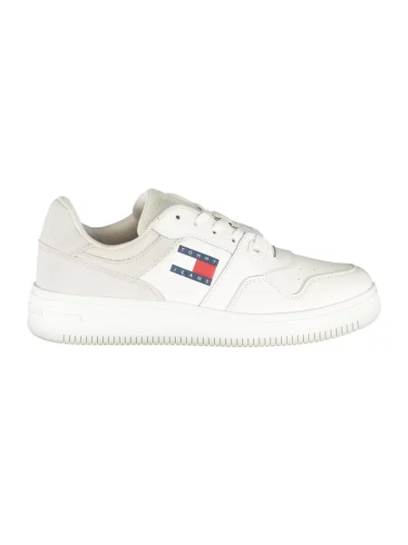 Sneakersy Tommy Jeans zamszowe białe