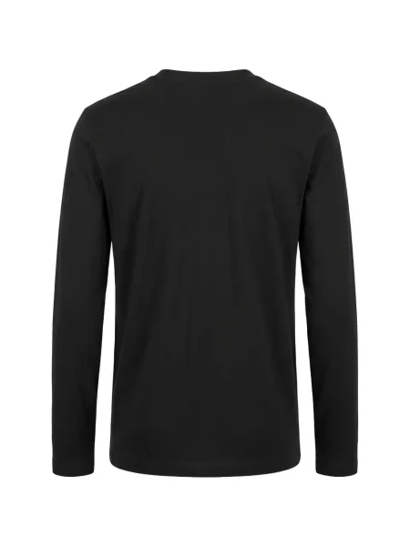 Lung tricou Boss cu imagine negru