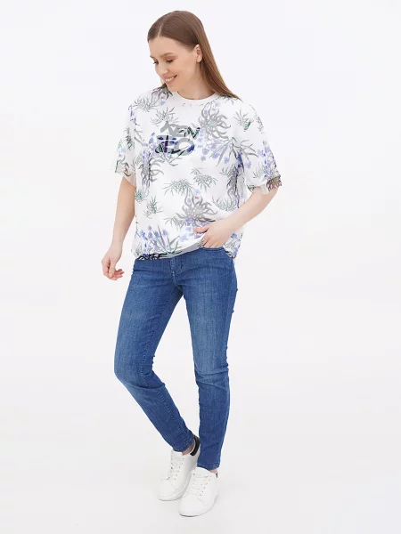 Зауженные джинсы Mustang Jeans синий