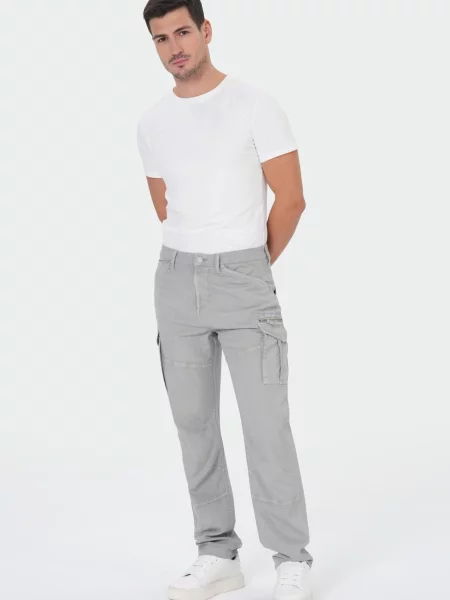 M.O.D MIRACLE OF DENIM Pantaloni cu bazalt gri