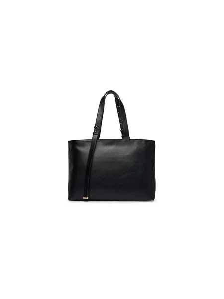 Armani Exchange shopper torba za žene od imitacije kože crna