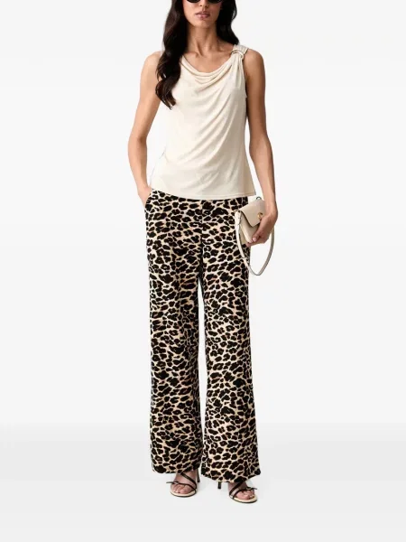 Pantaloni Morgan cu imagine cu model leopard