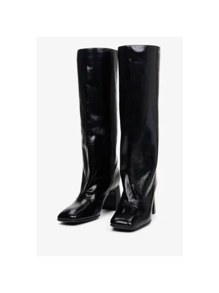 Широкие сапоги Estro черные