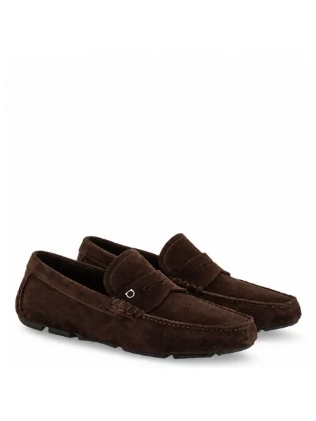Półbuty Ferragamo brązowe
