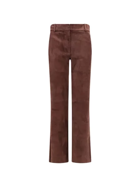 Pantaloni Arma din piele de căprioară maro