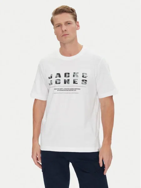 Jack&Jones Tricou Recharge alb