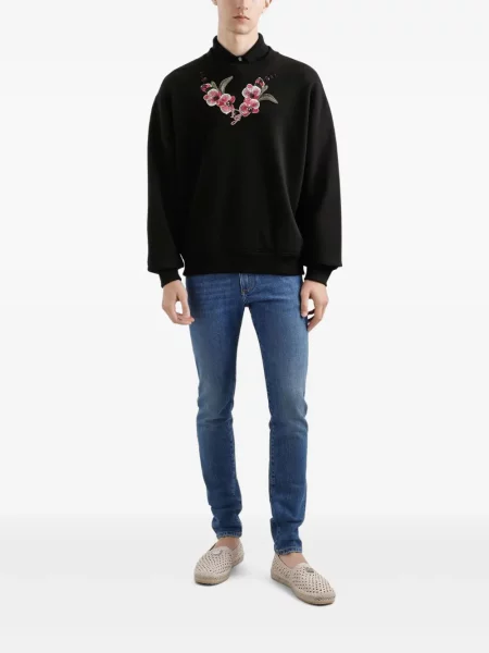 Hanorac Dolce & Gabbana cu broderie negru